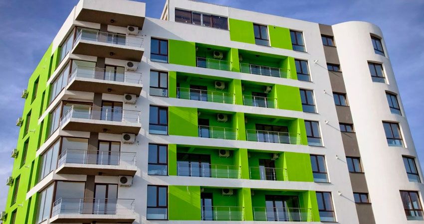 Novo Constructora edificio verde de viviendas 