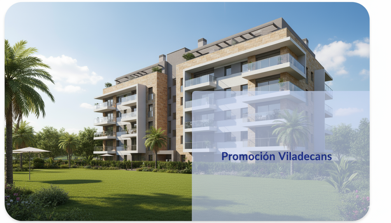 Próxima promoción de pisos de obra nueva en Viladecans