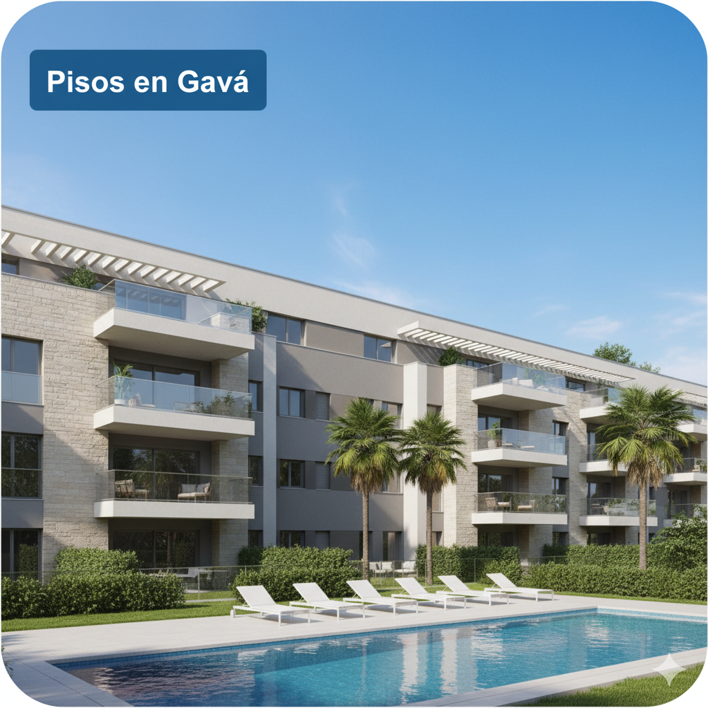 Promoción de pisos en Gavà